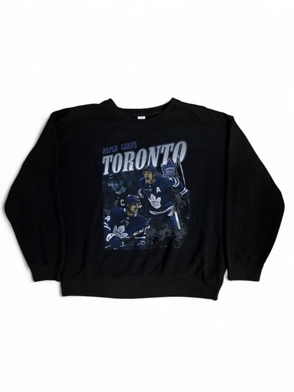 Toronto Maple Leafs Black Crewneck Sweatshirt